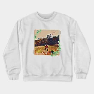 A FARMER PLANT RICE FOR LIVING Crewneck Sweatshirt